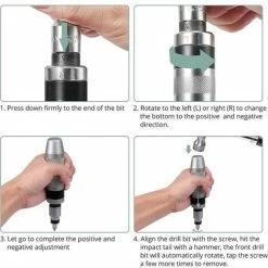 13 Stück 1/2&quot Schlagschrauber-Satz Hochleistungs-Sechskant-Querschnitt-Bits, Grün -Werkzeug Garten Verkauf 81181461 4