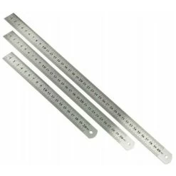 20 Cm + 30 Cm + 40 Cm Swordfish Stahllineal Metrisch Zoll Stahllineal Edelstahllineal Reverse Engineering Drawing Geeignet Für Den Außenbereich, Werkzeugraum