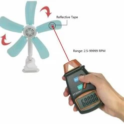 Laser-Taschen-Digital-Tachometer Berührungsloser Tachometer-Bereich 2,5 U/min – 99.999 U/min LCD-Anzeige Mit Reflektierendem Streifen 3 Stck 9 Laser-Taschen-Digital-Tachometer Berührungsloser Tachometer-Bereich 2,5 U/min – 99.999 U/min LCD-Anzeige Mit Reflektierendem Streifen 3 Stck -Werkzeug Garten Verkauf 89296849 3