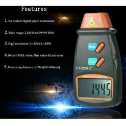 Laser-Taschen-Digital-Tachometer Berührungsloser Tachometer-Bereich 2,5 U/min – 99.999 U/min LCD-Anzeige Mit Reflektierendem Streifen 3 Stck 10 Laser-Taschen-Digital-Tachometer Berührungsloser Tachometer-Bereich 2,5 U/min – 99.999 U/min LCD-Anzeige Mit Reflektierendem Streifen 3 Stck -Werkzeug Garten Verkauf 89296849 4