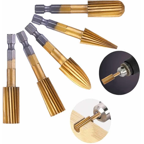 , Senkbohrer, Mit Sechskantschlüssel, 5-tlg 3 , Senkbohrer, Mit Sechskantschlüssel, 5-tlg