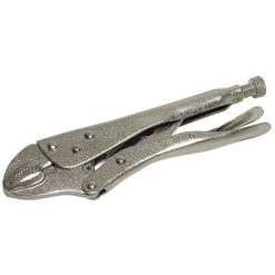 Silverline Gripzange 220 Mm, Gebogen