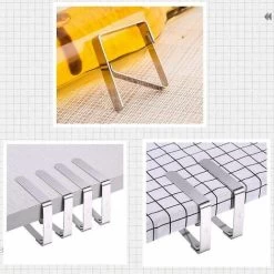 Outdoor-Tischdeckenklammern Für 5,1 Cm Dicke Tische (12er-Pack) -Werkzeug Garten Verkauf 91229202 4