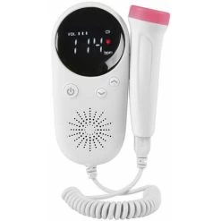 Haushalts-Fetal-Doppler-Baby-Pränatal-Herzmonitor LCD-Display Fötus-Sprachmesser Schwangere Frau Tägliches Pflegeprodukt