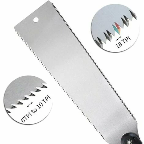 GTA Japanische Säge Ryoba Scharfe Japanische Säge Zum Schneiden Von Bambus, Holz, Rohren, 250 Mm Länge (Säge) 4 GTA Japanische Säge Ryoba Scharfe Japanische Säge Zum Schneiden Von Bambus, Holz, Rohren, 250 Mm Länge (Säge) – Bild 2