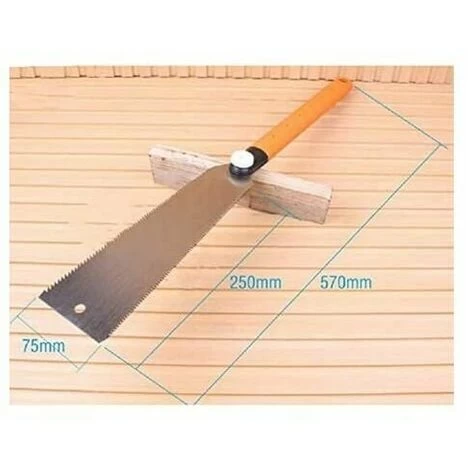 GTA Japanische Säge Ryoba Scharfe Japanische Säge Zum Schneiden Von Bambus, Holz, Rohren, 250 Mm Länge (Säge) 5 GTA Japanische Säge Ryoba Scharfe Japanische Säge Zum Schneiden Von Bambus, Holz, Rohren, 250 Mm Länge (Säge) – Bild 3