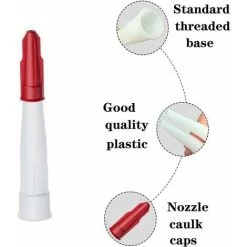 10-teiliges Dichtungsdüsenkappen-Set, Ersatz-Dichtungsdüsen Aus Silikon, Dichtungsstopfen, Dichtungswerkzeug -Werkzeug Garten Verkauf 97089487 4