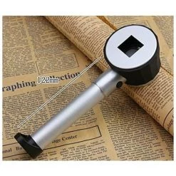 Integrierte 10-fach LED-beleuchtete Optische Glaslupe Mit Abgestufter Skala. Identifizierung Von Schmuck. Dokumentenidentifikation. Lesekarte. Lupe -Werkzeug Garten Verkauf 97714166 5