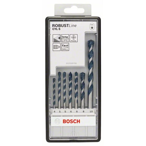 Bosch Accessories CYL-5 2608588167 Hartmetall Beton-Spiralbohrer-Set 7teilig 4 Mm, 5 Mm, 5 Mm, 6 Mm, 4 Bosch Accessories CYL-5 2608588167 Hartmetall Beton-Spiralbohrer-Set 7teilig 4 Mm, 5 Mm, 5 Mm, 6 Mm, – Bild 2