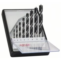 Bosch Accessories 2607010533 Holz-Spiralbohrer-Set 8teilig 3 Mm, 4 Mm, 5 Mm, 6 Mm, 7 Mm, 8 Mm, 9 Mm,