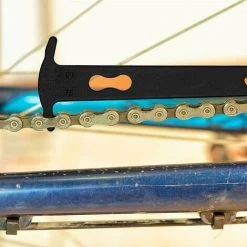 Fahrradketten-Verschleißanzeiger, Fahrradkettenmessgerät, Messlineal, Erkennungswerkzeug, Fahrradkettenverschleiß, Ersatz, Guazhuni-Kettentester, Bremssattel (schwarz) -Werkzeug Garten Verkauf 98252545 5